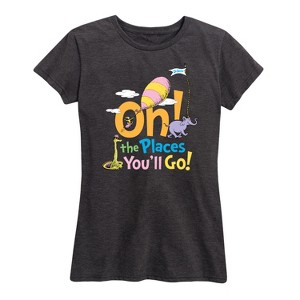 Women's - Dr. Seuss - Oh! The Places You'll Go Short Sleeve Graphic T-Shirt - 1 of 4