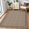 homfan Scalloped Washable Rug w/ Non-Slip Back - Modern Low-Pile Carpet for Living Room, Bedroom - 2 of 4
