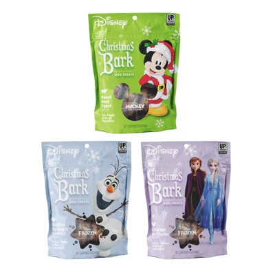 Disney Holiday Collection Christmas Bark Dog Treats 5 oz Variety Pack