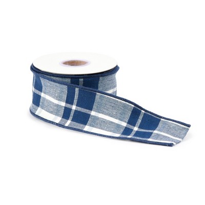 Melrose Plaid Wired Ribbon (Set of 2)
