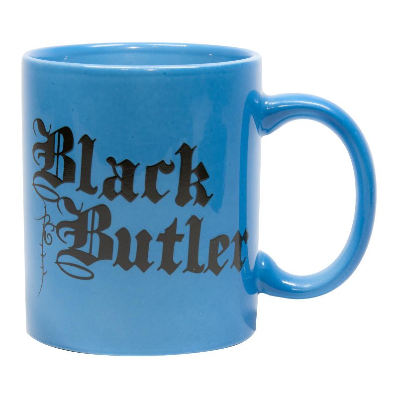 Surreal Entertainment Black Butler Mug | Black Butler Chibi Sebastian and Cat Coffee Mug, 2 of 7