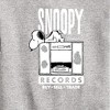 Boys' - Peanuts - Snoopy Records Graphic Long Sleeve Fleece Sweatshirt - 2 of 4