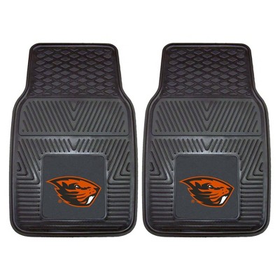 NCAA Oregon State Beavers Vinyl Car Mat Set - 2pc