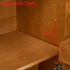 SKRAN 31.5" Liquor Cabinet with Wine Holder & Wine Rack & Adjustable Shelf,Wine Cabinet,Kitchen Coffee Cabinet,Sideboard Buffet Cabinet with storage - 4 of 4