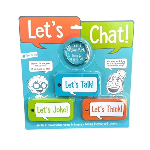 Open The Joy - Let's Chat 3-1 Grab–n-Go Conversation Starters! - image 1 of 4