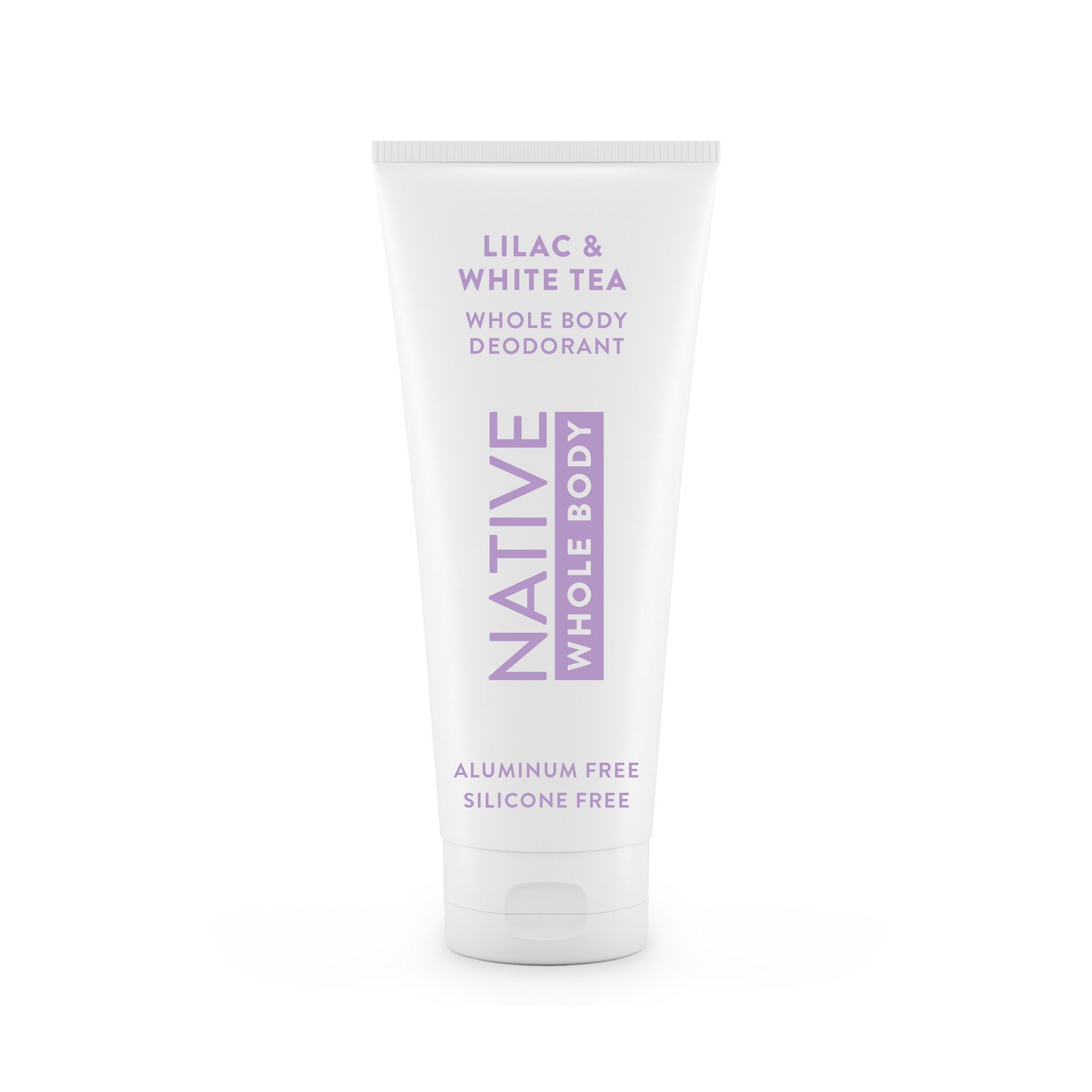 Native Whole Body Invisible Cream Deodorant - Lilac & White Tea - 3oz