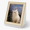 Kumasinova Cat Living in Famous Painting,Pet Scratcher Oil Painting Cat House,Vintage Art Picture Frame Cardboard House - 3 of 3