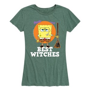 Women's - SpongeBob SquarePants - Best Witches Short Sleeve Graphic T-Shirt - 1 of 4