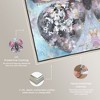 Art Remedy Shining Butterfly Colorful buterfly and flowers wall art Framed - 4 of 4