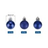 Unique Bargains Shatterproof Home Decorative Christmas Tree Hanging Ball Ornaments 24 Pcs - 2 of 4