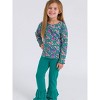 RuffleButts Toddler Girls Knit Long Sleeve Ruffle Layering Tee - 3 of 4