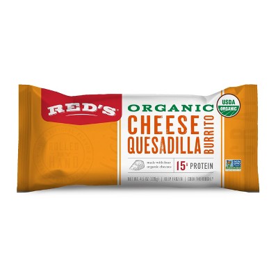 Red's Organic Cheese Quesadilla Frozen Burrito - 4.5oz