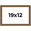 PosterPalooza | Classic Gold Picture Frame - UV Acrylic, Backing Board, Hanging Hardware Included - 2 of 4