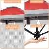 13x13FT Folding Outdoor Gazebo with Mosquito Netting, Height Adjustable Waterproof Canopy Tent - 4 of 4