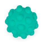 Toynk Pop Fidget Toy Pressure Relief Silicone Bubble Popping Game Ball | Teal