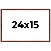 PosterPalooza | Classic Modern Brown Picture Frame - UV Acrylic, Backing Board, Hanging Hardware Included - 2 of 4