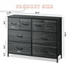 GALAXHERO Dresser with 8 Drawers, Wide Fabric Storage Chest for Bedroom, Closet, Entryway - 3 of 4