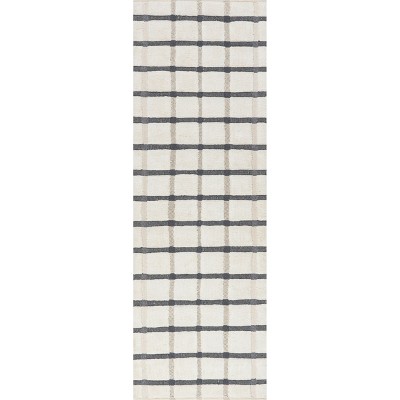 Nuloom Rowena Checked Wool Area Rug