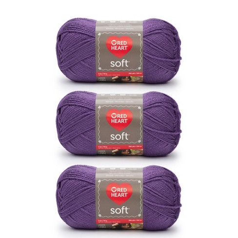  Bernat Softee Cotton Pool Green Yarn - 3 Pack of 120g/4.25oz -  Nylon - 3 DK (Light) - 254 Yards - Knitting, Crocheting & Crafts