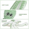 ZippyPaws 27” Extra Large Plush Octopus Dog Toy, Crinkle Squeaky Chew Toy for Large Breeds, Green - 4 of 4