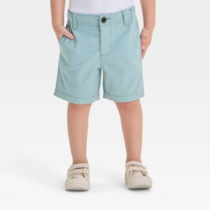 OshKosh B'gosh Toddler Boys' Chino Shorts - Green - 1 of 3