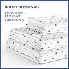 Kids 4 Piece Bed Sheet Set - Cute & Cozy Wrinkle-Resistant with Vibrant Designs - CGK Linens. - 2 of 4