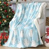 Lomsoe Christmas Flannel Throw Blanket Christmas Decorative Blankets for Home Chair Sofa Couch Bed Xmas Decor Gifts. - 2 of 4