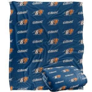 Bucknell University Logo Pattern Silky 50x60 Blanket, 1 Sided - 1 of 4
