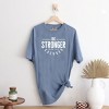 Simply Sage Market Women's Be Stronger Short Sleeve Garment Dyed Tee - 3 of 3