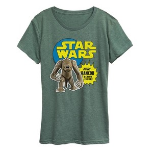 Women's - Star Wars - Rancor Action Figure Short Sleeve Graphic T-Shirt - 1 of 4