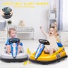 6V Kids Electric Bumper Car for Toddlers, Spin 360¡ã with Forward/Reverse, Music & Horn, Adjustable Seat Belt - 3 of 4