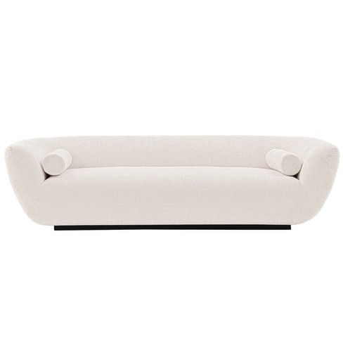 96.46" Ulka Contemporary Boucle Upholstered Sofa with Pillows - Manhattan Comfort - image 1 of 4