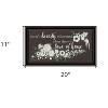 HomeRoots Love At Home Black Framed Print Wall Art - 3 of 3