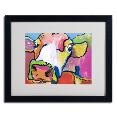 Pat Saunders-White 'Cold Hands' Framed Matted Art