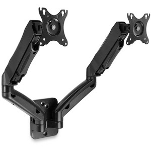 Mount-It! Full Motion Dual Arm Monitor Wall Mount, Works with Monitors from 13" to 27" Weighing Up to 14.3 lbs. - 1 of 4