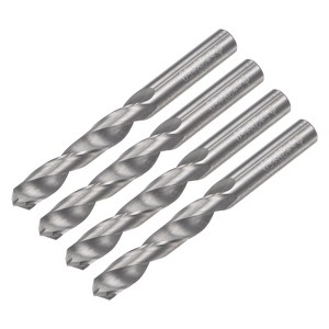 Unique Bargains C2/K20 Carbide Tungsten Steel Straight Shank Jobber Drill Bits 4 Pcs - 1 of 4