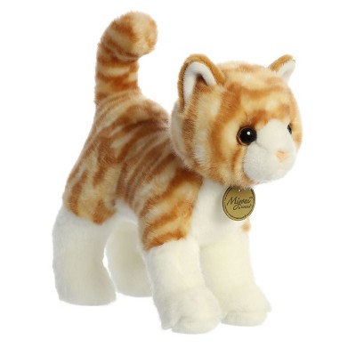 Stuffed orange outlet tabby cat