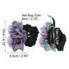 Unique Bargains Women's Fashion Hair Net Bag 4.72"x2.56"x1.38" 2 Pcs - 3 of 4