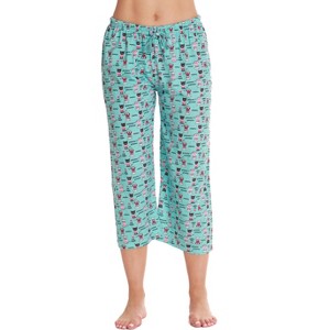 Just Love 100% Cotton Women's Capri Pajama Pants Sleepwear - Comfortable and Stylish - 1 of 2