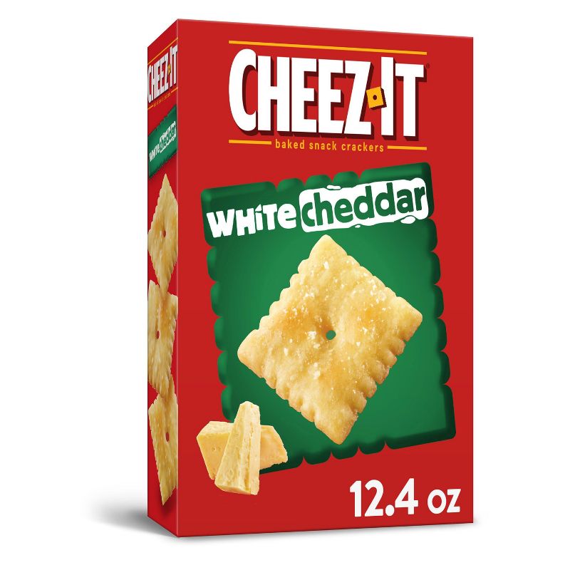 Cheez-It White Cheddar Baked Snack Crackers - 12.4oz, 1 of 9