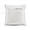 20"x20" Oversize Hygge Row Family-Friendly Square Throw Pillow Cover White - Lush Décor - 3 of 4