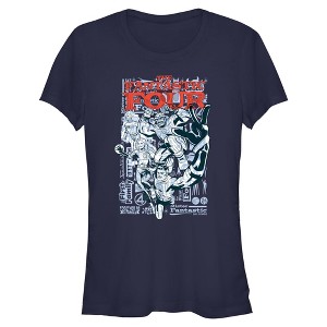 Juniors The Fantastic Four: First Steps Together as a Family T Shirt - 1 of 2