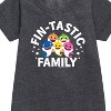 - Baby Shark - Fintastic Family Graphic Short Sleeve Fleece Dress - 2 of 4