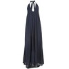 VENUS Womens Deep V Halter Maxi Dress - 3 of 3