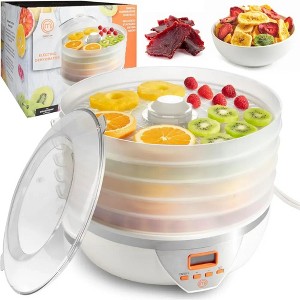 MasterChef Digital Food Dehydrator w 5 Trays and Temperature Controls-Dehydrating Machine w Recipe Guide-8L Capacity - Great Gift for Cooks - 1 of 4