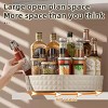 A Multifunctional Rotating Seasoning Rack For The Corner Of The Kitchen Countertop, Which Can Be Used To Store Bottles Of Oil, Salt, Sauce Vinegar - 4 of 4