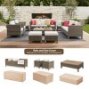 9 Piece Patio Conversation Sets with Cushions and Coffee Table - 3 of 4