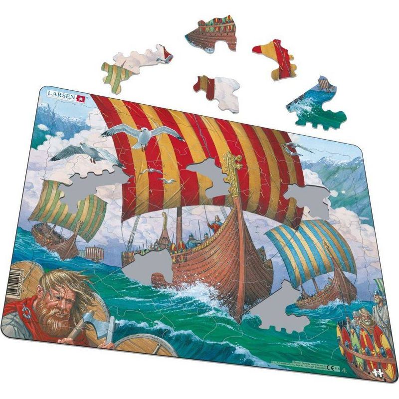 Larsen Puzzles Viking ShipKids Jigsaw Puzzle - 64pc, 3 of 6