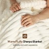 White Warm Blanket with Breathable and Soft for Couch and Bed - 2 of 4