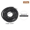 Unique Bargains Shoe Accessories Replacement Bling Crystal Rhinestone Laces 2 Pcs - 2 of 4
